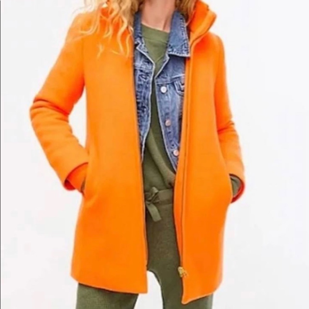 JCrew Italian Stadium Cloth Lodge Coat
